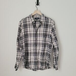 American Eagle Slim Fit Plaid Button Down Size Extra Large